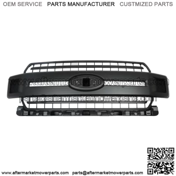 For 2018-2020 Ford F-150 XLT XL Front Upper Hood Grille Black JL3Z-8200-AB - Image 2