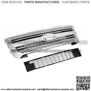 Front Bumper Upper Grille Assembly For 2011-2014 2015 Ford Explorer Silver