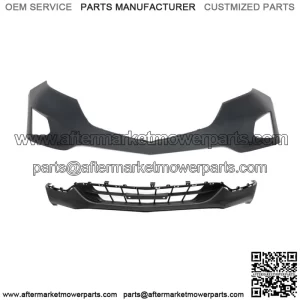For 2018 2019 Chevrolet Equinox Front Bumper Cover Assembly Unpainted Plastic