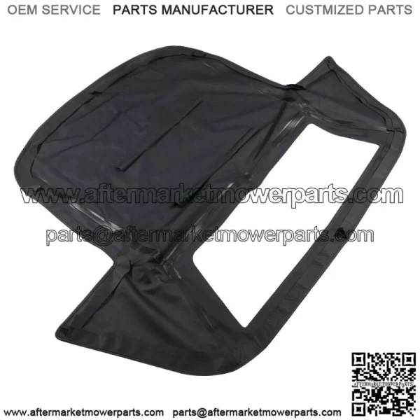 Convertible Soft Top With Plastic Window For 1986-1993 Chevy Corvette Black - Image 3