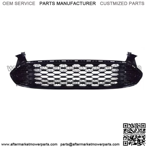 For 2013 2014 2015 2016 Ford Fion Gloss Black Honeycomb Front Grille