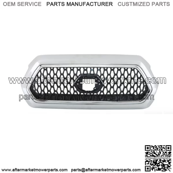 Front Upper Grille Chrome Assembly Fit For 2016 2017 2018-2021 Toyota Tacoma