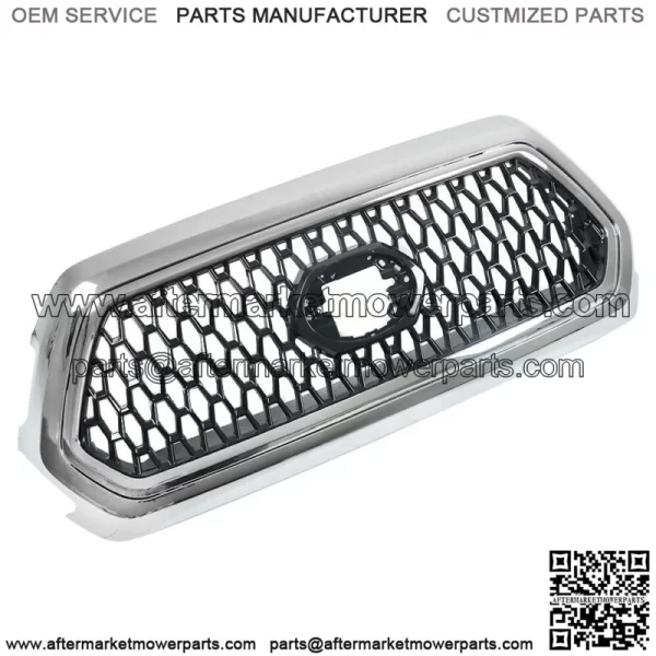 Front Upper Grille Chrome Assembly Fit For 2016 2017 2018-2021 Toyota Tacoma - Image 3