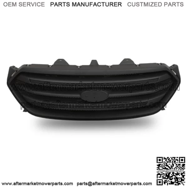 For 2013-2019 Ford Taur Front Upper Grille Full Matte Black Assembly