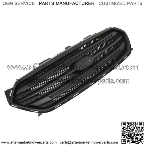 For 2013-2019 Ford Taur Front Upper Grille Full Matte Black Assembly - Image 2