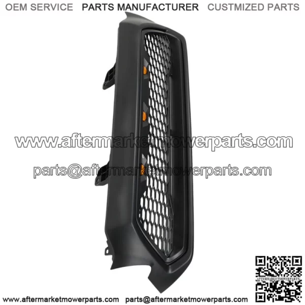 For 2012-2015 Toyota Tacoma Matte Black Front Grille Bumper Grill W/ LED lights - Image 3