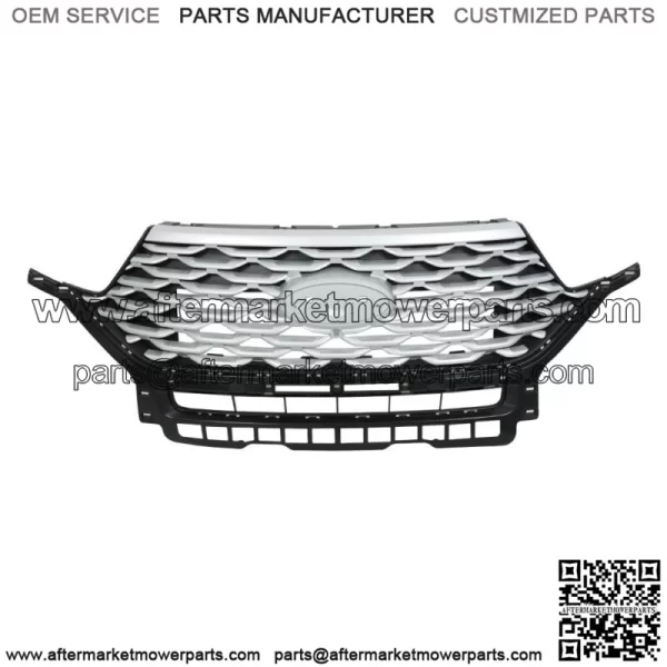 For 2020-2022 Ford Explorer Silver Front Bumper Grille Upper Mesh Grill Radiator - Image 3
