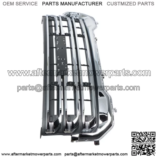 Fit For 2020 2021 2022 2023 GMC Acadia Front Upper Grille Chrome 84766563 - Image 3