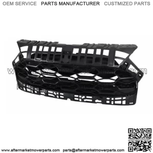 Matt Black Front Bumper Upper Grille Fit For 2023 Honda HRV Honeycomb Plastic