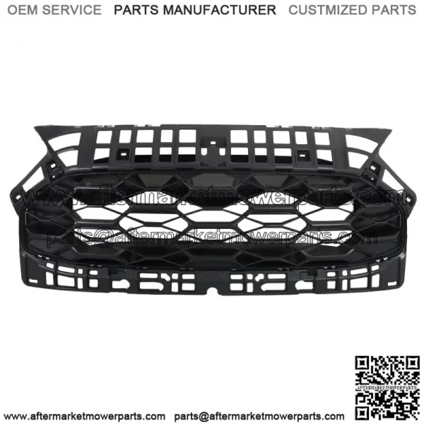 Matt Black Front Bumper Upper Grille Fit For 2023 Honda HRV Honeycomb Plastic - Image 2