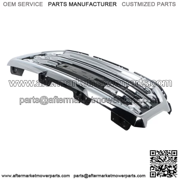 Fit For 2016-2019 Gmc Sierra 1500 Front Bumper Grille Black With Chrome 23496236 - Image 3