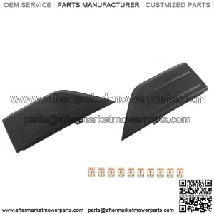 2x Front Bumper Guard Insert Pad End Cap Cover For Ford F150 2021-23 Left+Right