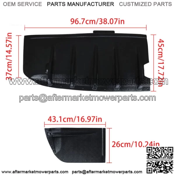 Rear Bumper Differ Splitter For 2004-2007 Subaru Impreza WRX STI Sedan - Image 2