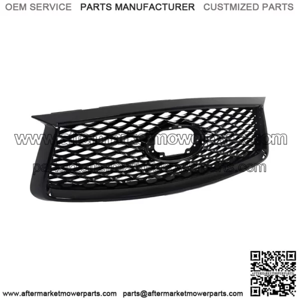 Gloss Black Frount Bumper Grille W/o Camera For 2019-2022 Infiniti QX50 - Image 3