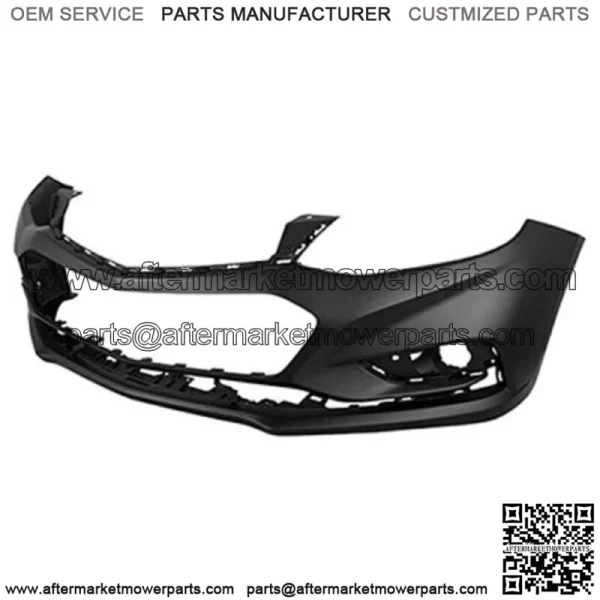 Front Bumper Cove W/O Park Assistr&Haloge Fog Lights For 2016-18 Chevy Cruze LS - Image 3