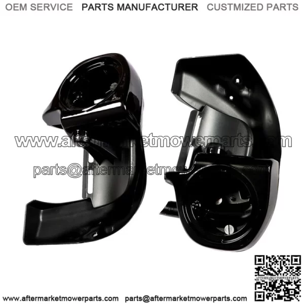 Lower Vented Leg Fairings + 6.5" Speaker Box Pods For Road Street Glide 83-13 - Image 3