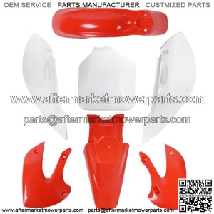 Plastic Fender Fairing Kit For Kawasaki KLX110 2002-2009 DRZ 110 2003-2005