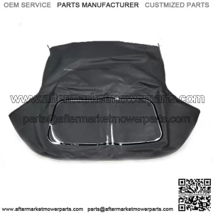 For 1966 1967-1979 Fiat 124 Spider CS1 Convertible Soft Top Black Vinyl