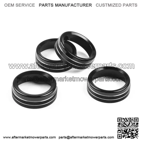 2016-2022 Toyota Tacoma Knob Ring #Black - Image 2