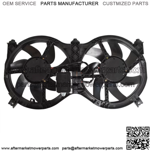 Dual Radiator and Condenser Fan Assembly For Nissan Pathfinder Infinity QX60 - Image 3