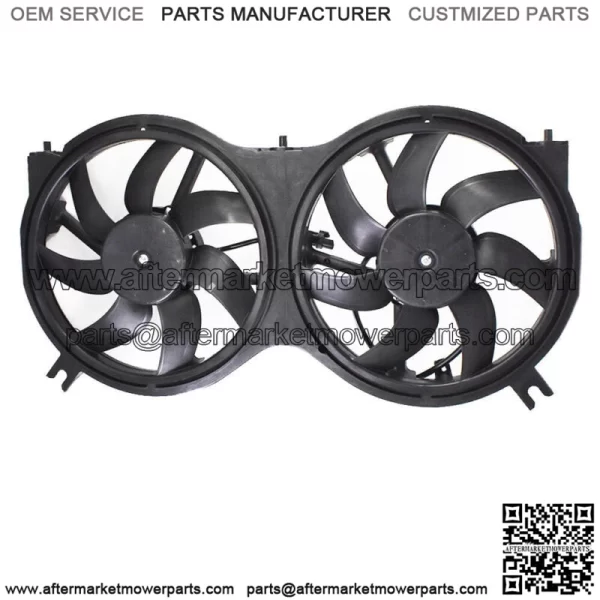 TYC623760 A/C Radiator Dual Cooling Fan Assembly For 2013-2019 Nissan Pathfinder