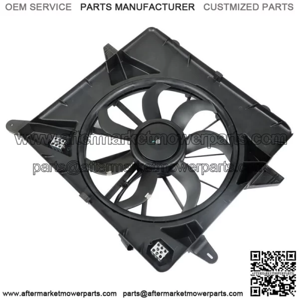 For Cadillac SRX 2010 2011-2016 3.0 3.6L Radiator A/C AC Condenser Cooling Fan - Image 5
