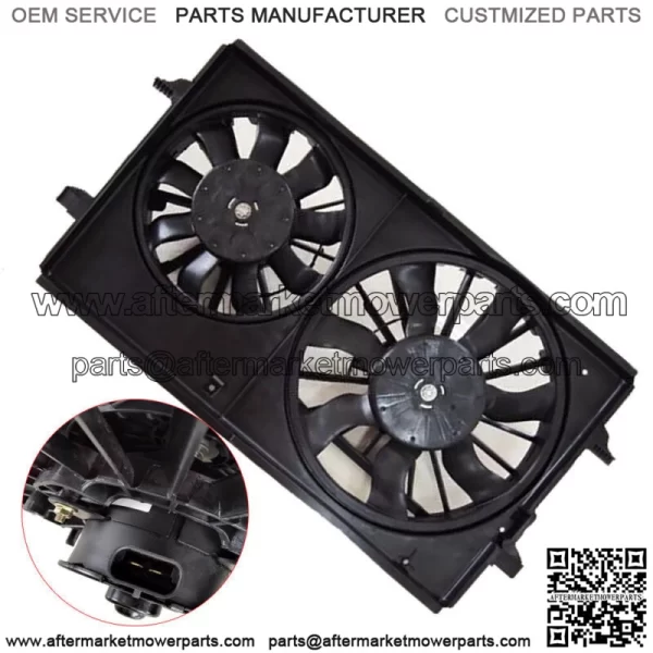 Radiator Cooling Fan Assembly For 2005-2010 Pontiac G6 2004-12 Chevrolet Malibu