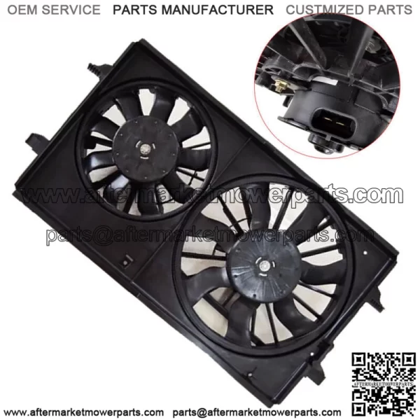 Radiator Cooling Fan Assembly For 2005-2010 Pontiac G6 2004-12 Chevrolet Malibu - Image 3