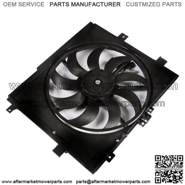 Radiator Cooling Fan Assembly For 2012-2018 Nissan Versa Sedan & Note 214819KK0A - Image 5