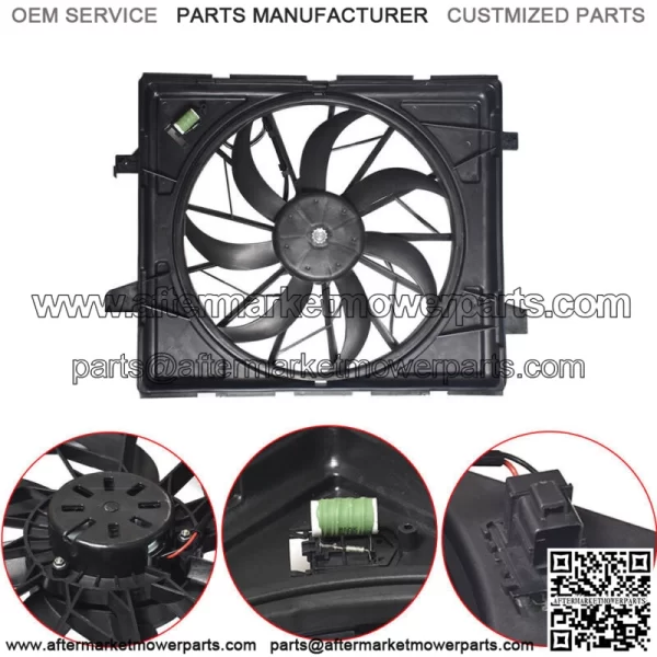 Radiator Cooling Fan For 2014-2018 2019 2020 Jeep Grand Cherokee Dodge Durango