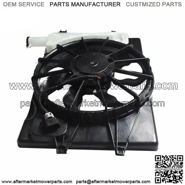 Radiator AC Condenser Cooling Fan Assembly For 2017-2018 Elantra 2.0L HY3115156 - Image 3