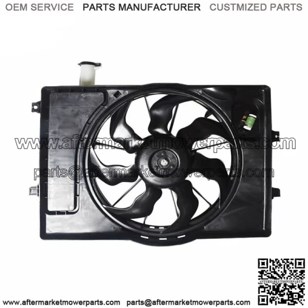 Radiator AC Condenser Cooling Fan Assembly For 2017-2018 Elantra 2.0L HY3115156 - Image 4
