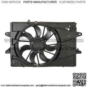 Radiator Condenser Cooling Fan Assembly For 2010-2017 Chevrolet Equinox 2.4L