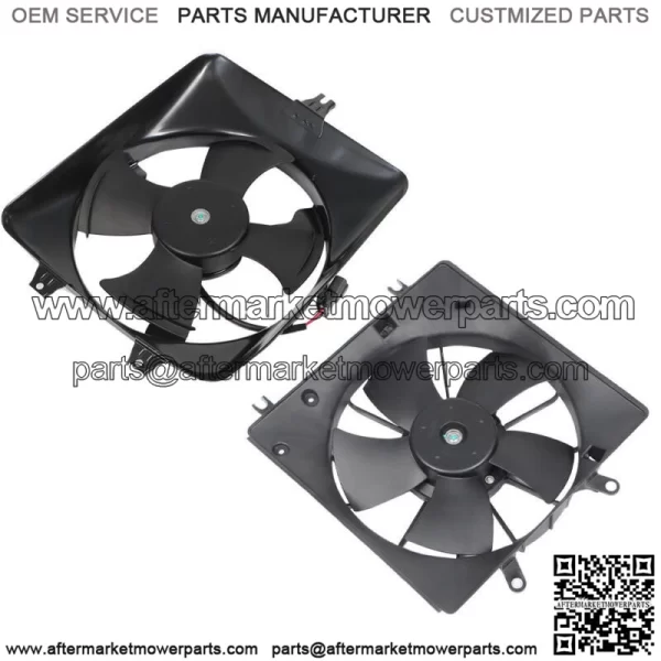 For 2003 2004-2006 Honda Accord Driver and Passenger Side Cooling Fan Assembly