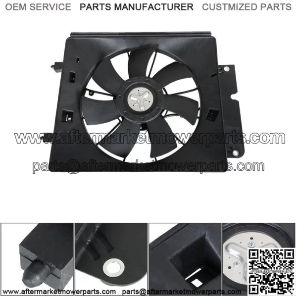 A/C Condenser Cooling Fan For 2002-2006 Honda CR-V 2003-2006 Element Right Side