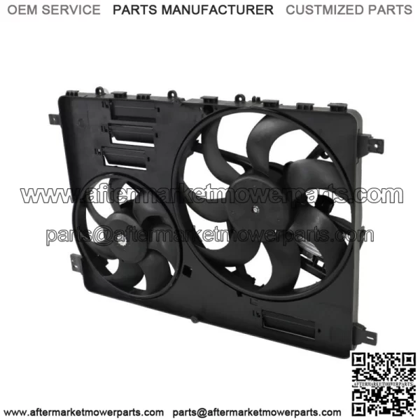 Radiator Cooling Fan Assembly w/ Control Module Shroud for Land Rover LR2 13-15 - Image 4