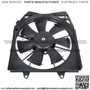 Right Engine Condenser Cooling Fan w/ Shroud Assembly For 2018-2022 Honda Accord