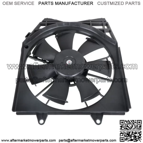 Right Engine Condenser Cooling Fan w/ Shroud Assembly For 2018-2022 Honda Accord