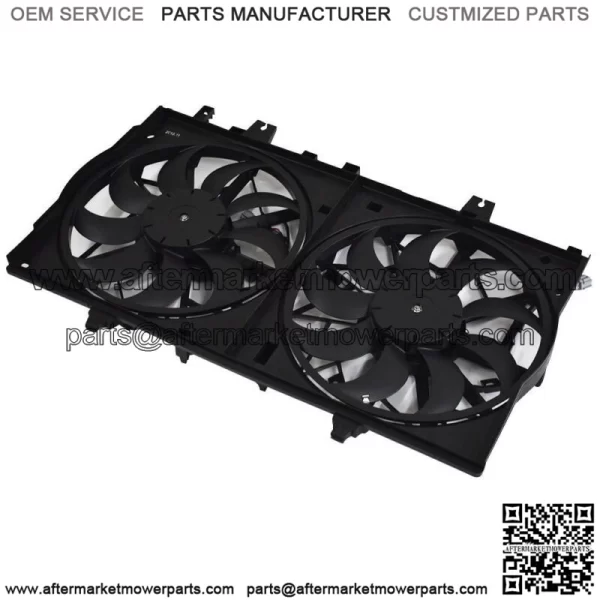 New Radiator A/C AC Condenser Cooling Fan For Nissan Rogue 14-18 X-Trail 15-17 - Image 2