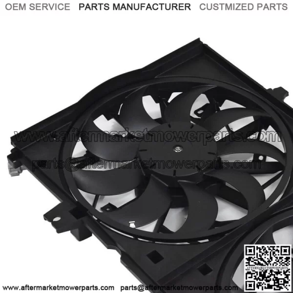 New Radiator A/C AC Condenser Cooling Fan For Nissan Rogue 14-18 X-Trail 15-17 - Image 4