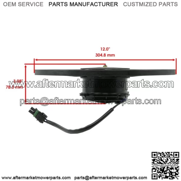 Radiator Cooling Fan Motor fits Polaris 2412447 2413207 - Image 2