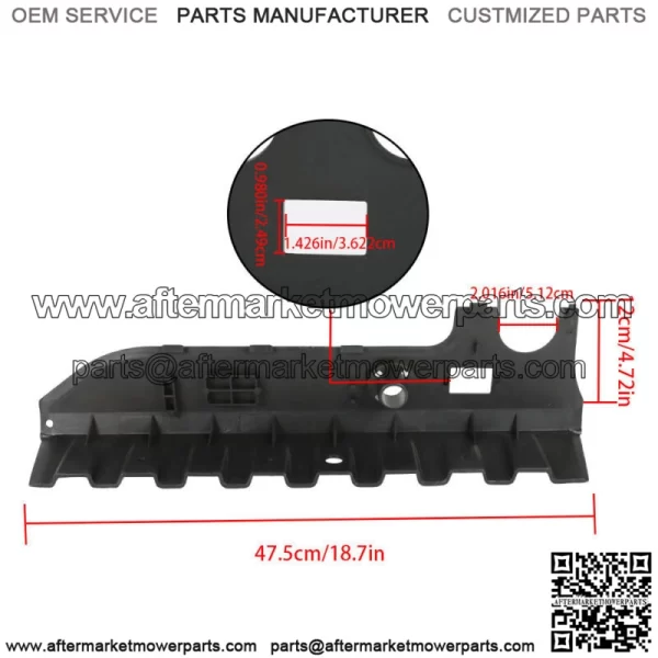 Panel Dash without Holes For Club Car Precedent G&E 2004-up #1025229-01 - Image 2
