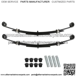 Fits For E-Z-GO TXT 1996-2013 Golf Carts Heavy Duty Rear Leaf Springs -Set Of 2