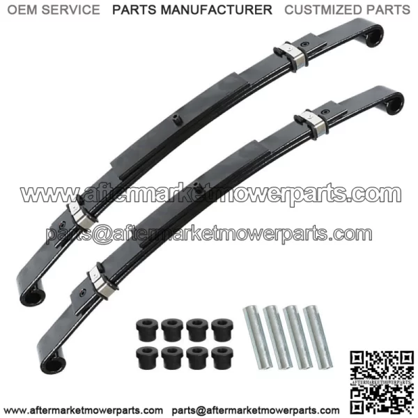 Fits For E-Z-GO TXT 1996-2013 Golf Carts Heavy Duty Rear Leaf Springs -Set Of 2 - Image 2