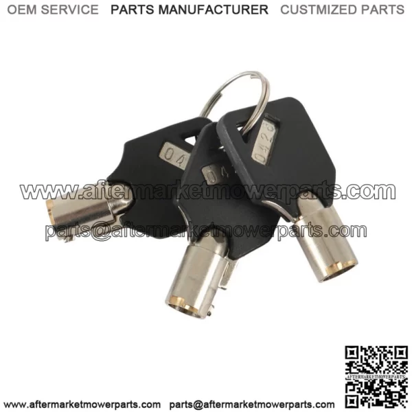 Steel Ball and Ring Hitch Lock Electro-Plated and Powder Coated Finish Red - Image 2