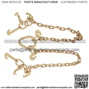 RJT Hook Chain V Bridle Tow Truck Winch Cable Pull Wrecker Recovery Grab 36''