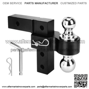6-inch trailer hook 2"*2-5/16" with double pin #black