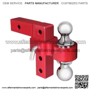 6-inch trailer hook 2"*2-5/16" with double pin # red