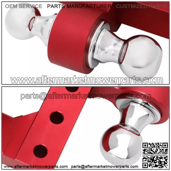 6-inch trailer hook 2"*2-5/16" with double pin # red - Image 5