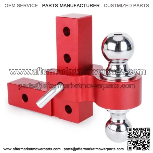 6-inch trailer hook 2"*2-5/16" with double lock#red - Image 3